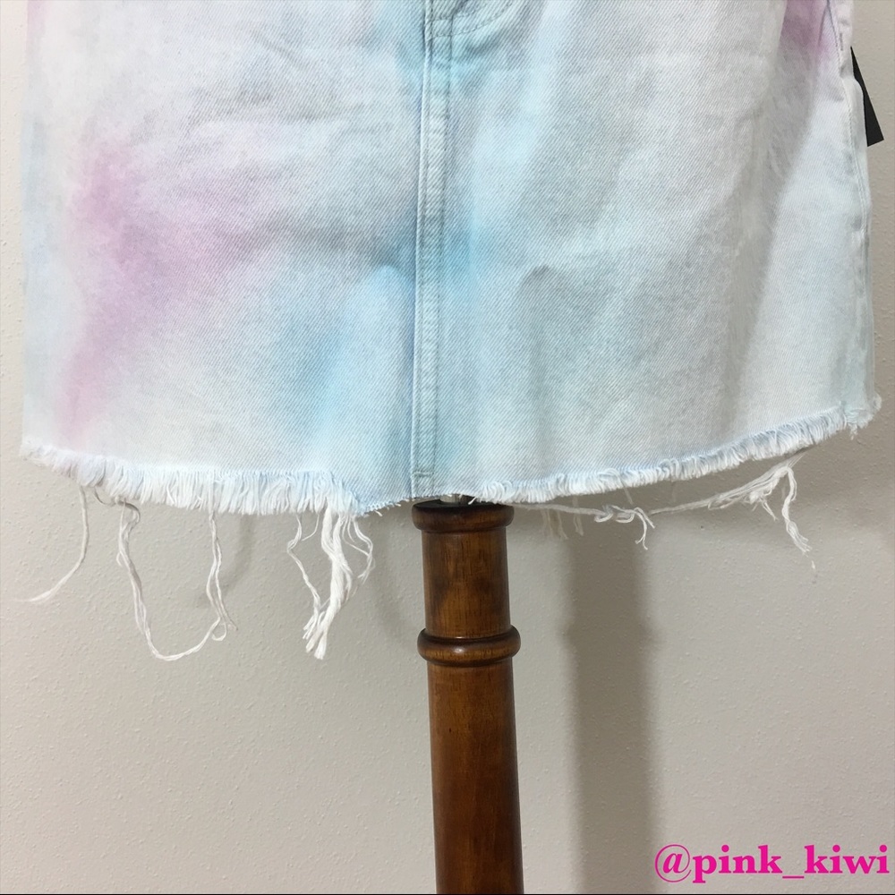 Hudson Jeans The Viper Tie Dye Mini Skirt - Picture 4 of 9